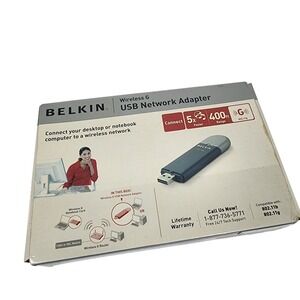 Belkin‎ Wireless G USB Network Adapter Computer 80211b 80211g